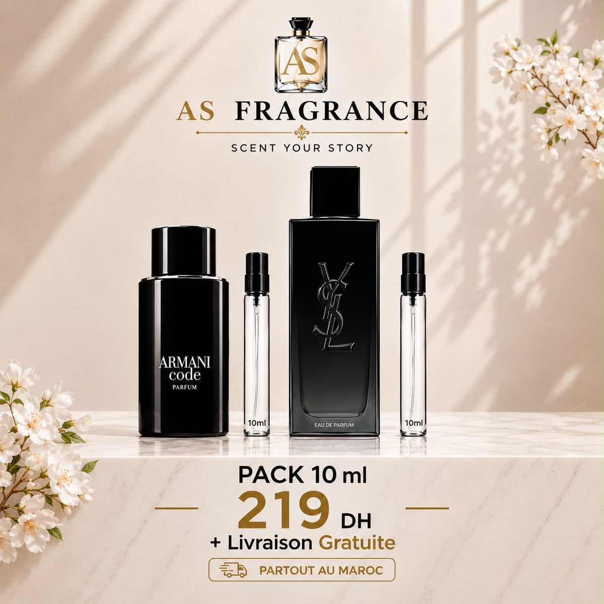 ARMANI CODE + YSL MYSLF + LIVRAISON GRATUITE