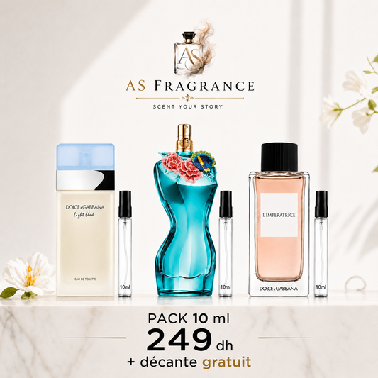 LIGHT BLUE + LA BELLE + L’IMPÉRATRICE + DECANTE GRATUIT