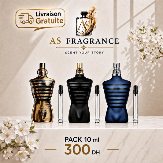 LE MALE ELIXIR + LE MALE LE PARFUM + ULTRA MALE + LIVRAISON GRATUITE